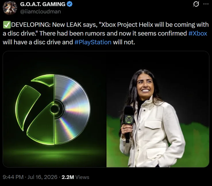 PS6 Rumored to Keep a Disc Drive After All — Here's the Latest Report